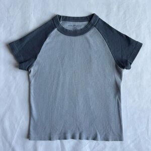 Brandy Melville blue baseball t-shirt